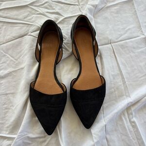 Madewell Black Suede Flats